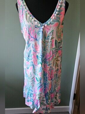 Lilly Pulitzer Camilla Swing Dress features a vibrant "Toucan Do It Better